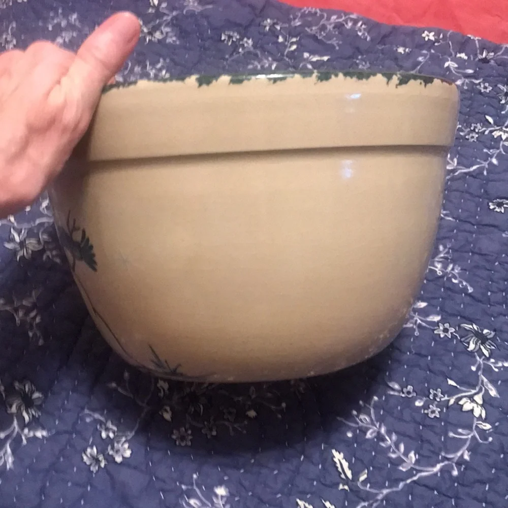 Marshall Pottery Bowl Snowman